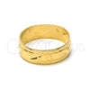 Anillo de Boda 5.164.035.06 Oro Laminado, Diamantado, Tono Dorado (Size 6)