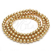 Bead 5.234.028.08.100 Oro Laminado, Diseño de Bola, Pulido, Tono Dorado