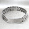 Pulsera Solida 03.63.1476.08 Acero Inoxidable, Pulido, Tono Plateado (8 Inches Length)