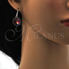 Arete Colgante 02.239.0001.12 Rodio Laminado, con Swarovski Elements Amethyst, Pulido, Rodinado