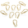 Gancho 12.63.0009 Oro Laminado, Pulido, Tono Dorado