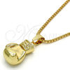 Collares con Dije 04.242.0064.30 Oro Laminado, Pulido, Tono Dorado (03 MM Thickness, 30 Inches Length)