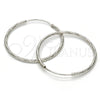 Argolla Mediana 02.285.0002.35 Plata Rodinada, Diamantado, Rodinado
