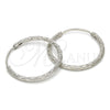 Argolla Pequeña 02.285.0001.25 Plata Rodinada, Diamantado, Rodinado