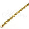 Gargantilla Elegante 03.116.0020.30 Acero Inoxidable, Pulido, Tono Dorado (06 MM Thickness, 30 Inches Length)