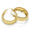 Argolla Mediana 02.106.0006.30 Oro Laminado, Mate, Tono Dorado