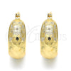 Argolla Pequeña 02.106.0014.20 Oro Laminado, Pulido, Tono Dorado