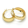 Argolla Pequeña 02.106.0015.20 Oro Laminado, Mate, Tono Dorado