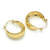 Argolla Pequeña 02.106.0015.20 Oro Laminado, Mate, Tono Dorado