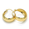 Argolla Pequeña 02.106.0016.20 Oro Laminado, Pulido, Tono Dorado