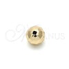 Bead 5.234.026.10.100 Oro Laminado, Diseño de Bola, Diamantado, Tono Dorado