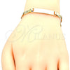 Pulsera con Placa 03.63.1847.08 Oro Laminado, Pulido, Tono Dorado (05 MM Thickness, 8 Inches Length)