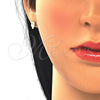 Arete Dormilona 02.09.0166 Oro Laminado, Diseño de Búho, Pulido, Tono Dorado