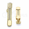 Arete Dormilona 02.63.2685 Oro Laminado, Cepillado, Tono Dorado