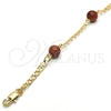 Pulsera Elegante 03.63.2067.07 Oro Laminado, Pulido, Tono Dorado (04 MM Thickness, 7 Inches Length)