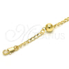 Pulsera Elegante 03.63.2068.07 Oro Laminado, Pulido, Tono Dorado (04 MM Thickness, 7 Inches Length)
