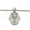 Collares con Dije 04.358.0014.30 Acero Inoxidable, Pulido, Tono Plateado (03 MM Thickness, 30 Inches Length)