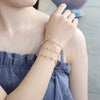 Pulsera Elegante 03.360.0004.08 Oro Laminado, Pulido, Tono Dorado (05 MM Thickness, 8 Inches Length)