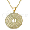 Dije Elegante 05.339.0001 Oro Laminado, Pulido, Tono Dorado