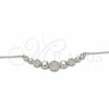Collares con Dije 04.336.0135.16 Plata Rodinada, con Zirconia Cubica Blanca, Pulido, Rodinado (Grosor 01 MM, 16 Pulgadas de Largo)