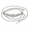 Collares con Dije 04.336.0135.16 Plata Rodinada, con Zirconia Cubica Blanca, Pulido, Rodinado (Grosor 01 MM, 16 Pulgadas de Largo)