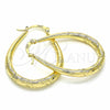Argolla Mediana 02.170.0280.30 Oro Laminado, Diamantado, Tono Dorado