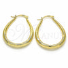 Argolla Mediana 02.170.0281.30 Oro Laminado, Diamantado, Tono Dorado