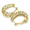 Argolla Huggie 02.170.0290.25 Oro Laminado, Pulido, Tono Dorado