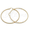 Argolla Extra Grande 02.213.0156.80 Oro Laminado, Diamantado, Tono Dorado