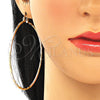Argolla Extra Grande 02.170.0297.70 Oro Laminado, Diamantado, Tres Tonos