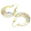 Argolla Mediana 02.351.0044.30 Oro Laminado, Diseño de Elefante, Pulido, Tres Tonos