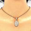 Dije Religioso 05.351.0066 Oro Laminado, Diseño de Guadalupe, Pulido, Tres Tonos