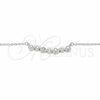 Collares con Dije 04.336.0140.16 Plata Rodinada, con Zirconia Cubica Blanca, Pulido, Rodinado (Grosor 01 MM, 16 Pulgadas de Largo)