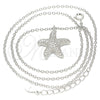 Collares con Dije 04.336.0170.16 Plata Rodinada, con Zirconia Cubica Blanca, Pulido, Rodinado (Grosor 01 MM, 16 Pulgadas de Largo)
