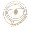 Collares con Dije 04.332.0001.1.16 Plata Rodinada, Pulido, Tono Rosado (Grosor 01 MM, 16 Pulgadas de Largo)
