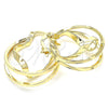 Argolla Pequeña 02.170.0303.20 Oro Laminado, Pulido, Tono Dorado