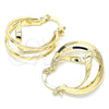 Argolla Pequeña 02.170.0303.20 Oro Laminado, Pulido, Tono Dorado