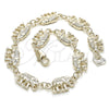 Pulsera Elegante 03.351.0086.08 Oro Laminado, Diseño de Elefante, Pulido, Tono Dorado (09 MM Thickness, 8 Inches Length)
