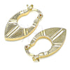 Argolla Pequeña 02.165.0178.15 Oro Laminado, Pulido, Tono Dorado