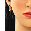 Argolla Pequeña 02.165.0183.15 Oro Laminado, Pulido, Tono Dorado