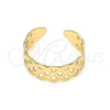 Anillo del Pie 01.376.0001 Oro Laminado, Pulido, Tono Dorado (One size fits all)
