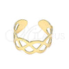 Anillo del Pie 01.376.0003 Oro Laminado, Pulido, Tono Dorado (One size fits all)