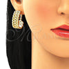 Argolla Huggie 02.163.0089.20 Oro Laminado, Pulido, Tono Dorado
