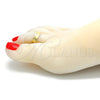 Anillo del Pie 01.117.0011 Oro Laminado, Diseño de Libélula, Pulido, Tono Dorado (One size fits all)
