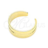 Anillo del Pie 01.117.0012 Oro Laminado, Pulido, Tono Dorado (One size fits all)