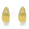 Argolla Huggie 02.195.0121.15 Oro Laminado, Pulido, Tono Dorado