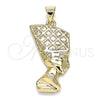 Dije Religioso 05.192.0008 Oro Laminado, Pulido, Tono Dorado