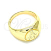 Anillo Infantil 01.185.0016.05 Oro Laminado, Pulido, Tono Dorado (Size 5)