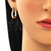 Argolla Pequeña 02.233.0032.20 Oro Laminado, Pulido, Tono Dorado