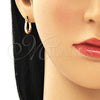 Argolla Pequeña 02.233.0041.15 Oro Laminado, Pulido, Tono Dorado